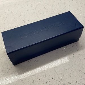Louis Vuitton blue leather Sunglasses Case